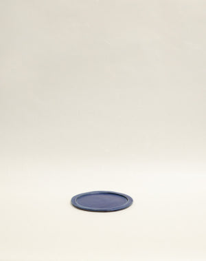 Indigo Small Slate Round Plate