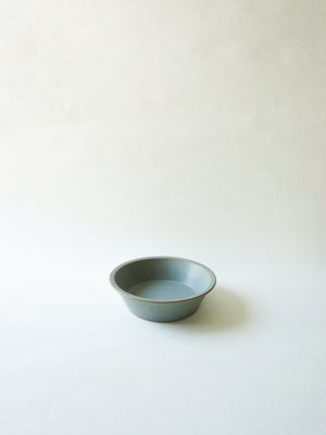 Blue Grey Stackable Small Shallow Bowl