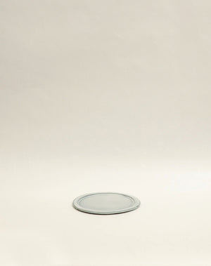 White Small Slate Round Plate