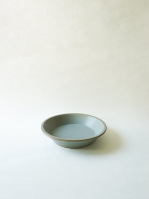 Blue Grey Stackable Large Shallow Bowl